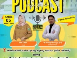 Diskominfo Takalar Hadirkan Dokter Spesialis di Slibe FM, Bahas Fakta Usus Buntu untuk Edukasi Warga
