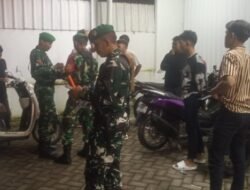 Cegah Gangguan Kamtibmas, Babinsa Koramil 1426-03/Galut Patroli Bersama FKPPI dan Linmas di Galesong Utara Takalar