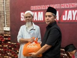DPC PDI Perjuangan Takalar Bagikan 2.500 Paket Sembako Jelang Idul Fitri, Sekaligus Launching Call Center