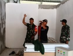 Dandim 1426 Takalar Rutin Cek Proyek KDKMP, Gotong Royong Warga Makin Solid