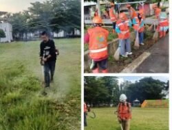 Plt DLHP Takalar Pimpin Pembersihan Lapangan Makkatang Jelang Shalat Idul Fitri 1447 H