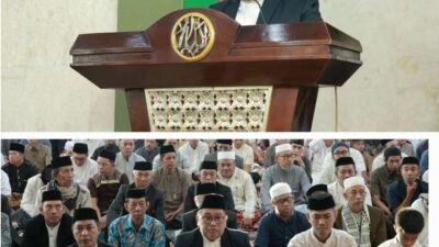 Bupati Takalar Daeng Manye sampaikan pesan keagamaan dan capaian pembangunan saat Shalat Idul Fitri 1447 H di Masjid Agung. Ekonomi tumbuh, kemiskinan turun, digitalisasi dipercepat.
