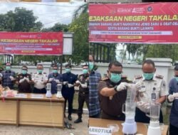 Kejari Takalar Musnahkan Barang Bukti 27 Perkara, Didominasi Kasus Narkotika