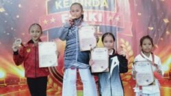 Najwa Ramadhana Afrijal Juara 1 Kejurda Karate FORKI Sulsel 2026
