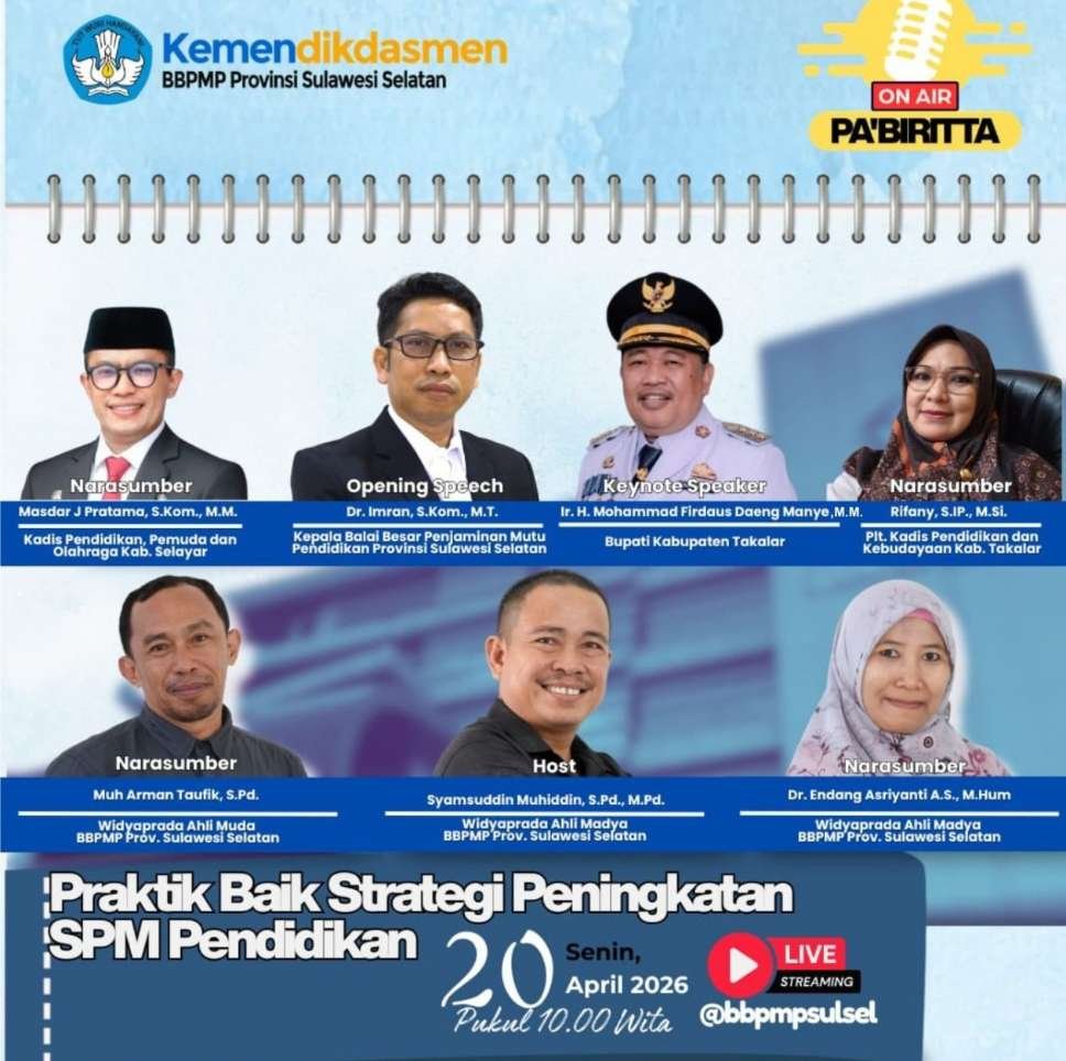 “Di On Air Pa’biritta, Bupati Daeng Manye Paparkan Strategi SPM Pendidikan Takalar yang Melonjak”