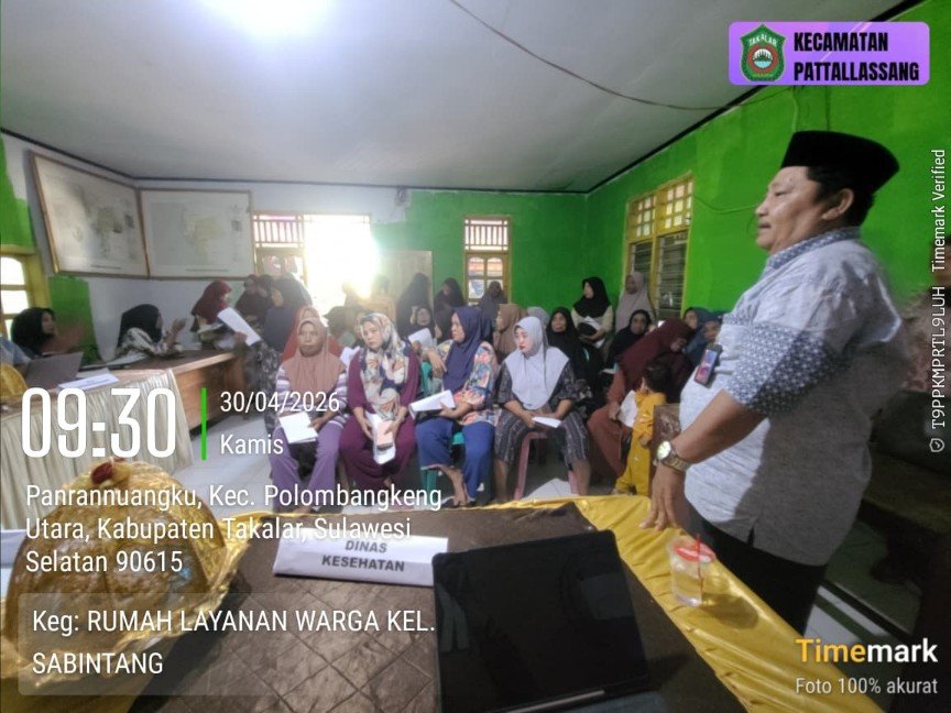Rumah Layanan Warga Pattallassang Diserbu Warga, Layanan Publik Kini Hadir Lebih Dekat