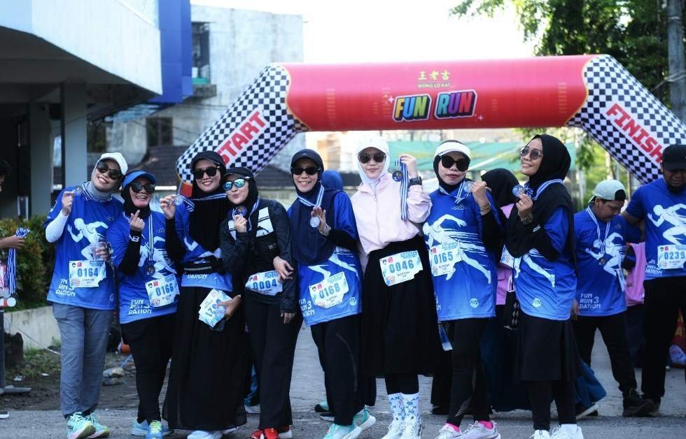 Fun Run Dation 3 SIT Darul Fikri Makassar Diikuti 300 Peserta, Kampanyekan Gaya Hidup Sehat