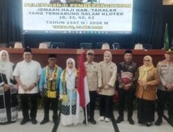 Bupati Takalar Daeng Manye  Lepas 72 Jemaah Haji Menuju Tanah Suci