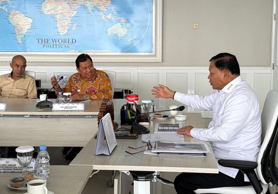 Kunjungi Wamen KKP, Bupati Takalar Daeng Manye Perjuangkan 4 Kampung Nelayan Merah Putih