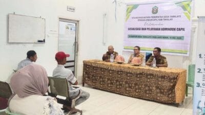 Disdukcapil Takalar menggelar layanan jemput bola rekam KTP-el, KIA dan aktivasi IKD di Desa Tamalate, Galesong Utara. Warga antusias mengikuti pelayanan gratis tersebut.
