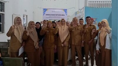 DPMPTSP Takalar sosialisasikan SIP OKE BOSS di Desa Tamalate Kecamatan Galesong Utara untuk mempermudah layanan perizinan dan penerbitan NIB bagi pelaku UMKM hingga ke desa.