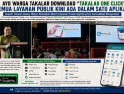 Ayo Warga Takalar Download “Takalar ONE CLICK”, Semua Layanan Publik Kini Ada dalam Satu Aplikasi