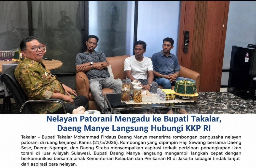 Nelayan Patorani Mengadu ke Bupati Takalar, Daeng Manye Langsung Hubungi KKP RI