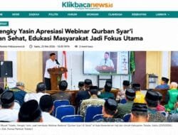 Hengky Yasin Apresiasi Webinar Qurban Syar’i dan Sehat, Edukasi Masyarakat Jadi Fokus Utama