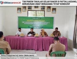 Tim PAKEM Takalar Gelar Rakor di Pattallassang, Kerukunan Umat Beragama Tetap Kondusif