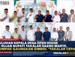 Pasca Lebaran Iduladha, Puluhan Kepala Desa Open House di Rujab Bupati Takalar Daeng Manye