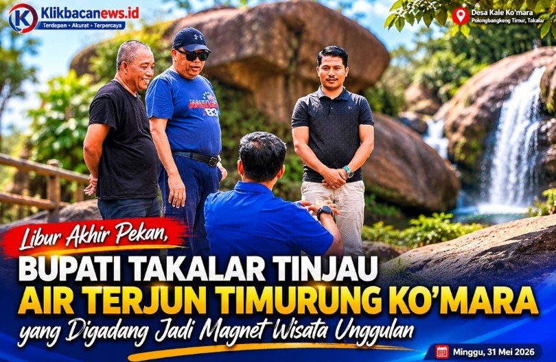 Libur Akhir Pekan, Bupati Takalar Tinjau Air Terjun Timurung Ko’mara yang Digadang Jadi Magnet Wisata Unggulan