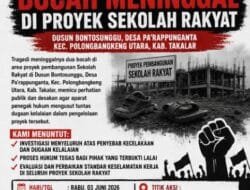 Koalisi Aktivis Bersatu Akan Gelar Aksi Desak Pengusutan Tuntas Tragedi Dua Bocah Meninggal di Proyek Sekolah Rakyat Takalar