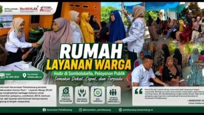 Rumah Layanan Warga Hadir di Sombalabella, Pemerintah Kecamatan Pattallassang Dekatkan Pelayanan kepada Masyarakat