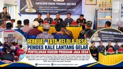 Perkuat Tata Kelola Desa, Pemdes Kale Lantang Gelar Penyuluhan Hukum Program Jaga Desa