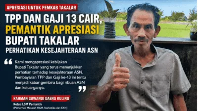 TPP dan Gaji ke-13 Cair, Pemantik Apresiasi Bupati Takalar Perhatikan Kesejahteraan ASN