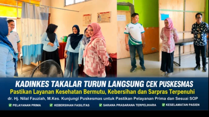 Pastikan Layanan Kesehatan Bermutu, Kadinkes Takalar Turun Langsung Cek Kebersihan dan Sarana Prasarana Puskesmas