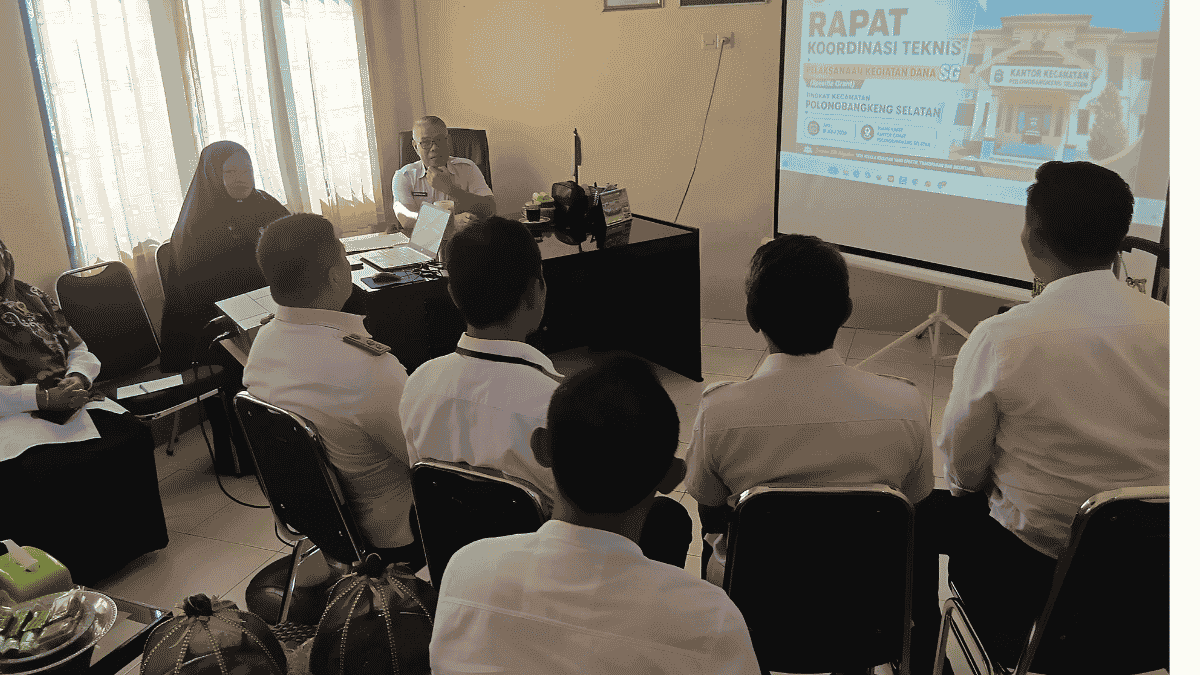 Plt Camat Polongbangkeng Selatan Pimpin Rakor Dana Specific Grant 2026, Enam Kelurahan Kelola Anggaran hingga Rp140 Juta