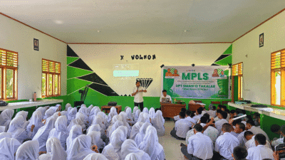 Satresnarkoba Polres Takalar Tanamkan Semangat Anti Narkoba Sejak MPLS, 150 Siswa SMAN 13 Takalar Ikuti Sosialisasi P4GN