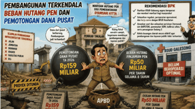 Sejumlah Pembangunan Infrastruktur Takalar Terkendala Beban Hutang PEN dan Pemotongan Dana Pusat