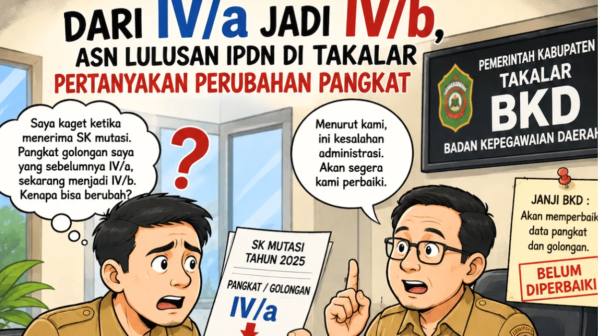 Dari IV/a Jadi IV/b, ASN Lulusan IPDN di Takalar Pertanyakan Perubahan Pangkat