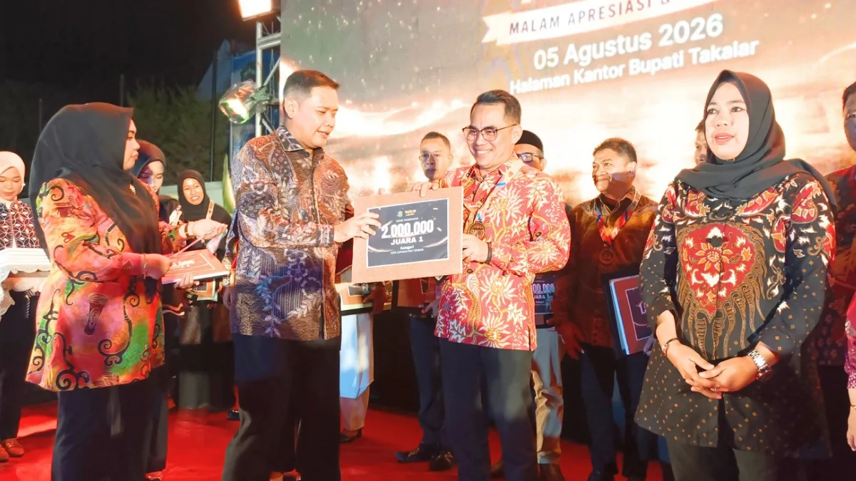 Gemilang! Dinas PUPRP Takalar Dinobatkan sebagai OPD dengan Capaian PAD Terbaik 2026