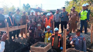 Kantor Kecamatan Laikang Resmi Dibangun, Bupati Daeng Manye Letakkan Batu Pertama