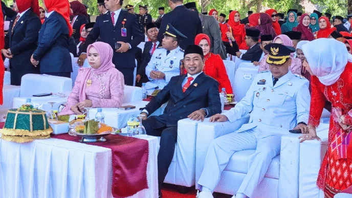 Ketua DPRD Takalar Hadiri Upacara HUT RI ke-81 di Lapangan Makkatang Dg Sibali