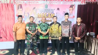 Sekwan DPRD Takalar Sampaikan Sambutan Bupati di Malam Tasyakuran Kaddo’ Minnyak Desa Bonto KaddoPepe