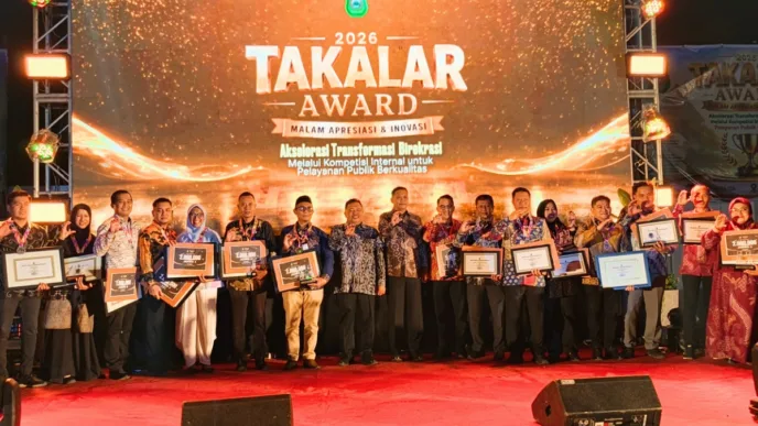 Takalar One Click Sabet Juara I Takalar Award 2026, PASSIRIKIA BOS Raih Juara II Kategori OPD Inovatif