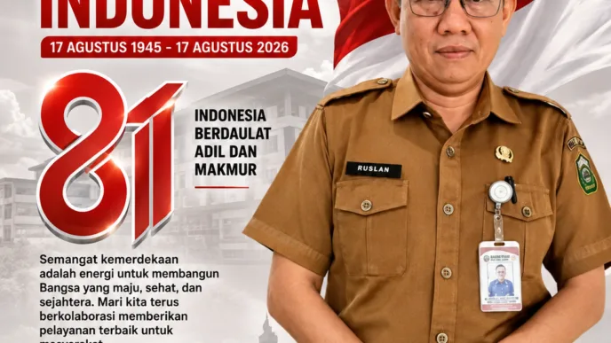HUT RI ke-81, Dirut RSUD Takalar Ajak Tenaga Kesehatan Isi Kemerdekaan dengan Pengabdian