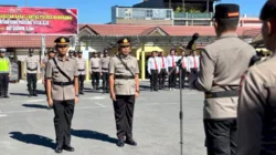 AKP Sadikin Resmi Pimpin Satlantas Polres Manggarai, Kapolres Tekankan Tantangan Pascagempa