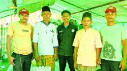 Gerakan Pembebasan Mahasiswa Salurkan Bantuan untuk Korban Gempa NTT di Desa Gololijun
