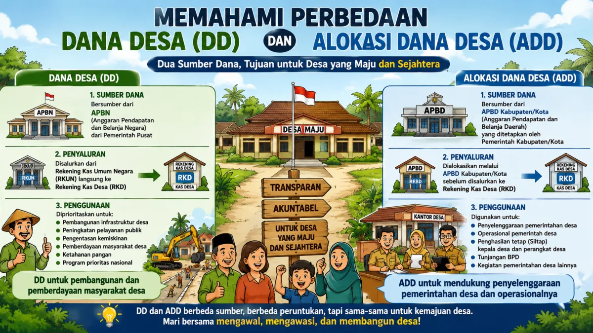 Memahami Perbedaan Dana Desa dan Alokasi Dana Desa, Jangan Sampai Keliru