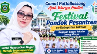 Camat Pattallassang Ajak Warga Hadiri Festival Pondok Pesantren Gagasan Bupati Daeng Manye