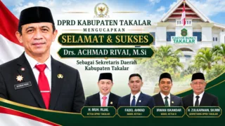 Iklan: Pimpinan DPRD Ucapakan Selamat dan Sukses Kepada Drs Ahmad Rivai Atas dilantiknya Menjadi Sekda Takalar