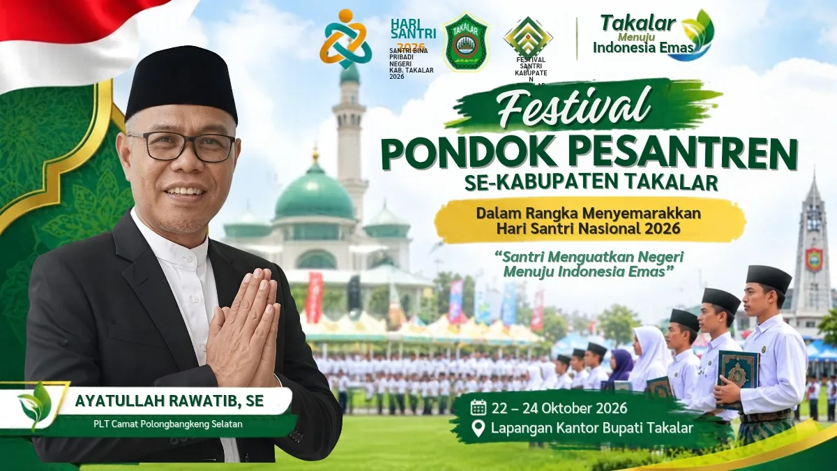 Besok Dibuka! PLT Camat Polsel Ajak Warga Ramaikan Festival Pondok Pesantren Takalar