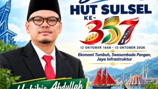 Habibie Abdullah Fraksi PKB DPRD Takalar  Ucapkan Selamat HUT ke-357 Provinsi Sulawesi Selatan