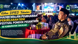 Ketua DPRD Takalar Hadiri Malam Pergelaran Seni Festival Pondok Pesantren, 24 Ponpes Tampilkan Kreativitas Santri
