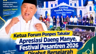 Ketua Forum Ponpes Takalar Apresiasi Daeng Manye, Festival Pesantren 2026 Disebut Bersejarah