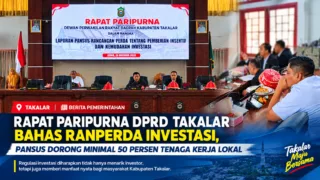 Rapat Paripurna DPRD Takalar Bahas Ranperda Investasi, Pansus Dorong Minimal 50 Persen Tenaga Kerja Lokal