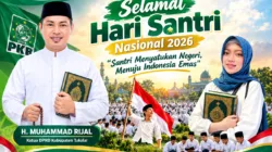 Ketua DPRD Kabupaten Takalar, H. Muhammad Rijal, mengucapkan: Selamat Hari Santri Nasional 2026